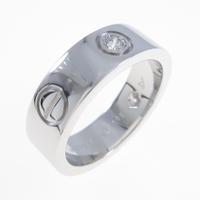 カルティエ ラブリング ハーフダイヤ リング