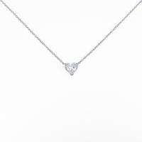 ティファニー ハート ネックレス 0．67ct・G・VVS1・ハートシェイプ