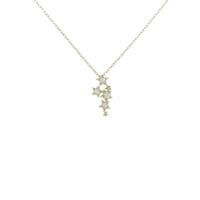 【リメイク】K18YG スター ダイヤモンドネックレス