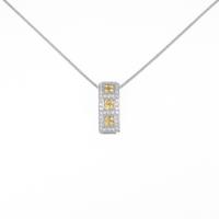 K18WG／750WG サファイヤネックレス