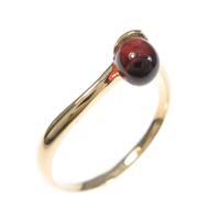 K18YG ガーネットリング