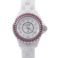 シャネル H3243 J12 29mmセラミック／PKサファイヤ・8P クォーツ