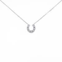 ヴァンドーム ホースシュー ダイヤモンドネックレス