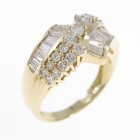 K18YG ダイヤモンドリング