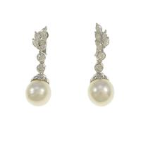 PT／K14WG シロチョウパールイヤリング