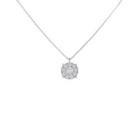 【リメイク】K18WG ダイヤモンドネックレス