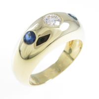 カルティエ ミミ サファイヤリング