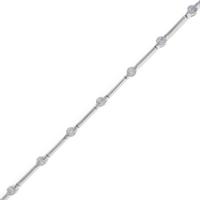 K18WG ダイヤモンドブレスレット