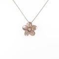 10KPG／K10PG フラワー ダイヤモンドネックレス