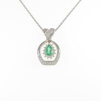 PT 2WAY エメラルドネックレス