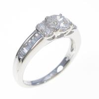 【リメイク】プラチナダイヤモンドリング 0．543ct・F・VS1・EXT