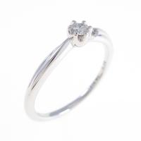 K18WG ダイヤモンドリング