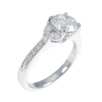 【リメイク】プラチナダイヤモンドリング 1．076ct・F・SI1・GOOD