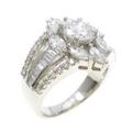 プラチナダイヤモンドリング 0．669ct・F・SI1・GOOD