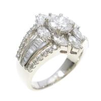 プラチナダイヤモンドリング 0．669ct・F・SI1・GOOD