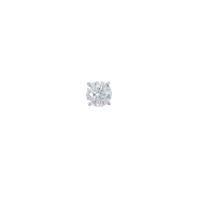 プラチナダイヤモンドピアス 0．519ct・G・SI2・VG 片耳