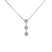 K18WG ダイヤモンドネックレス