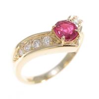 K18YG ルビーリング
