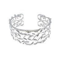 ティファニー オリーブリーフ カフ ナロー バングル