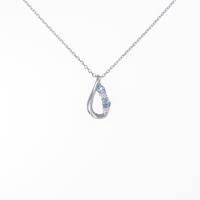 4゜C アクアマリンネックレス