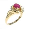 K18YG ルビーリング
