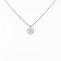 プラチナダイヤモンドネックレス 0．535ct・G・SI2・VG