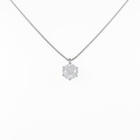 プラチナダイヤモンドネックレス 0．535ct・G・SI2・VG