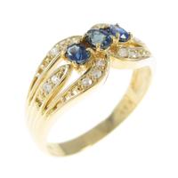 K18YG サファイヤリング