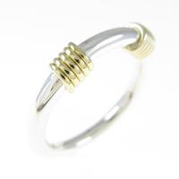 ティファニー 925／750YG リング