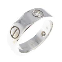 カルティエ ラブリング ハーフダイヤ