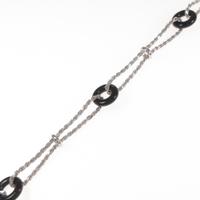 750WG オニキスブレスレット