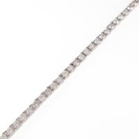 K18WG ダイヤモンドブレスレット