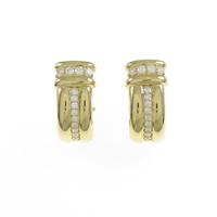 K18YG ダイヤモンドピアス