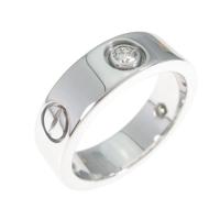 カルティエ ラブリング ハーフダイヤ