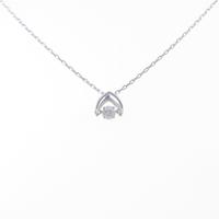 K18WG ダイヤモンドネックレス