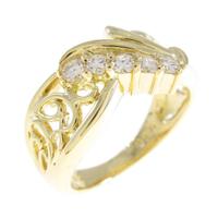 K18YG ダイヤモンドリング