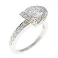 ティファニー リボン リング 0．72ct