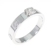 カルティエ ミニラブリング ソリテール 0．24ct・E・VVS2・EXT