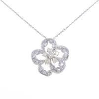 タサキ フラワー ダイヤモンドネックレス