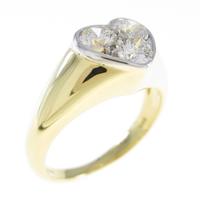 ピキョッティ ハート ダイヤモンドリング