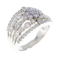 K18WG ダイヤモンドリング