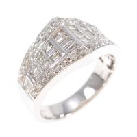 K18WG ダイヤモンドリング