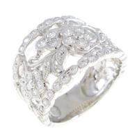 PT フラワー ダイヤモンドリング