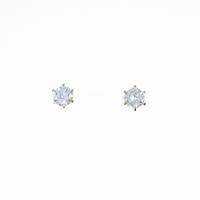 【リメイク】K18YG／ST ダイヤモンドピアス 0．318ct・0．342ct・H・VS1・GOOD