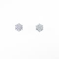 プラチナ ダイヤモンドピアス 0．559ct・0．559ct・H・SI1?2・EXT