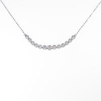 K18WG ダイヤモンドネックレス