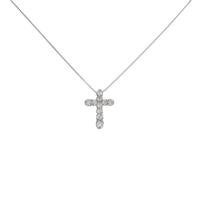 PT クロス ダイヤモンドネックレス