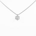 【リメイク】プラチナダイヤモンドネックレス 0．518ct・FaB・VS2・VG