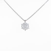 【リメイク】プラチナダイヤモンドネックレス 1．581ct・G・SI2・GOOD