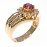 K18YG ルビーリング